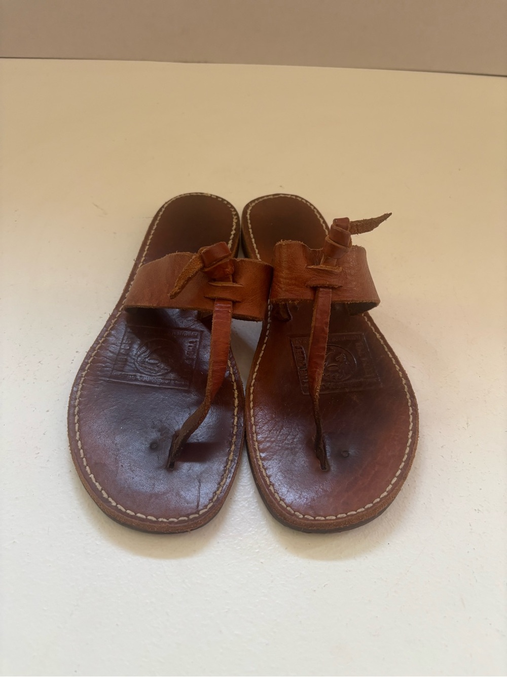 Melissinos Art The Poet Handmade Leather Sandals Greece Size 7